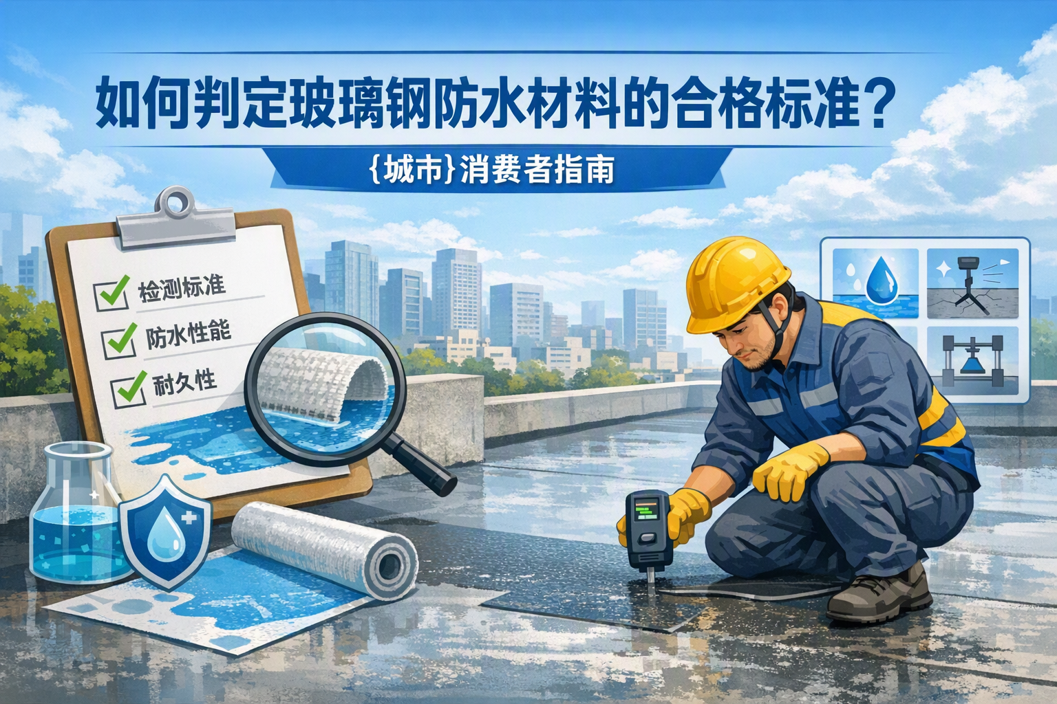 如何判定玻璃钢防水材料的合格标准？ 三亚 消费者指南