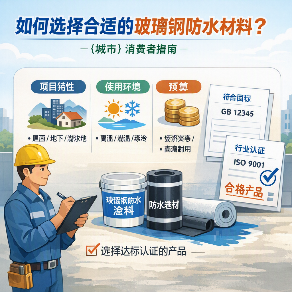 如何判定玻璃钢防水材料的合格标准? 三亚 消费者指南