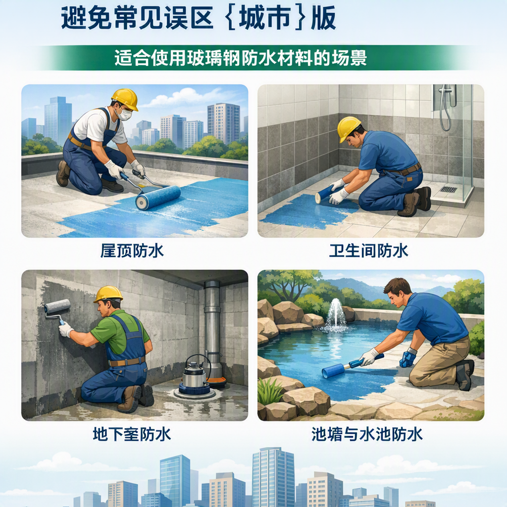 玻璃钢防水材料施工注意事项,避免常见误区 三亚 版