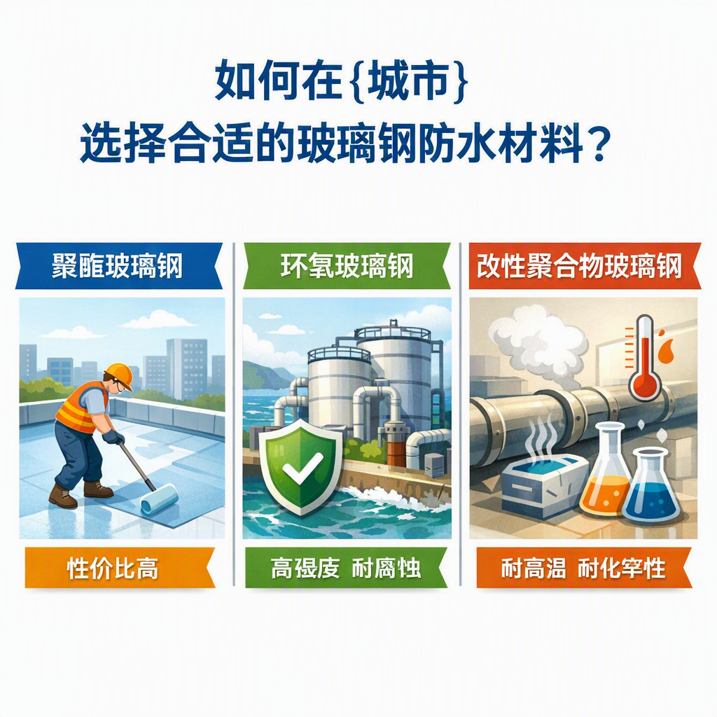 如何在三亚选择合适的玻璃钢防水材料？