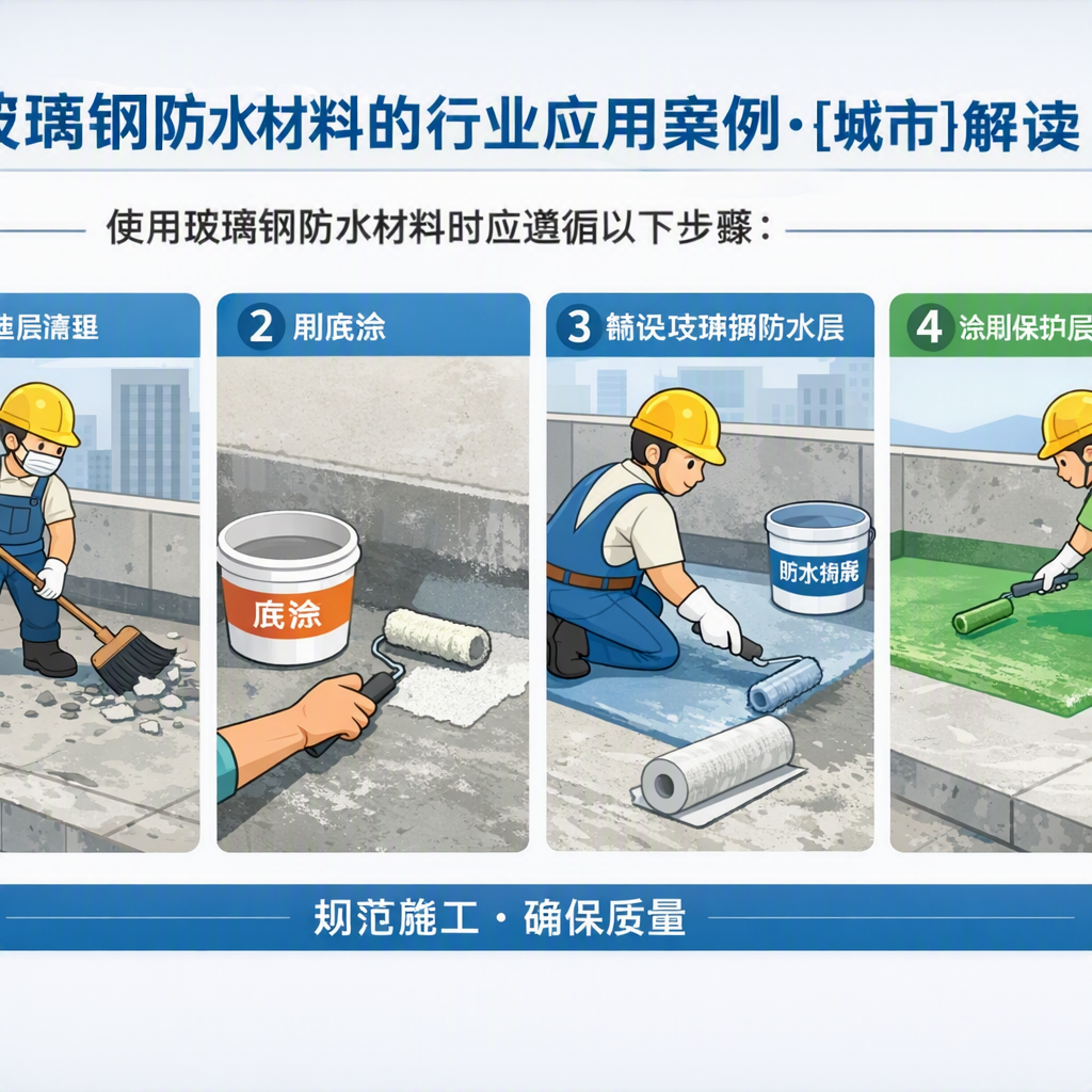 玻璃钢防水材料的行业应用案例,三亚解读