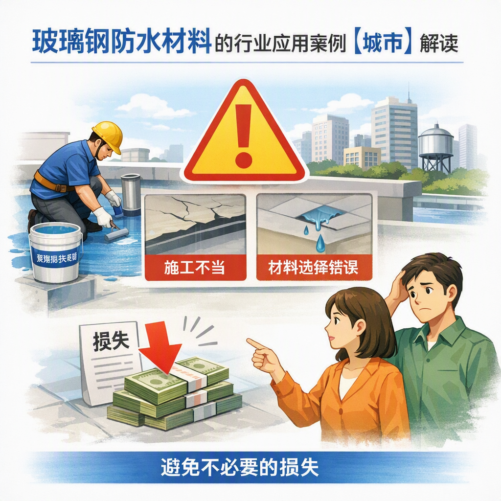 玻璃钢防水材料的行业应用案例,三亚解读