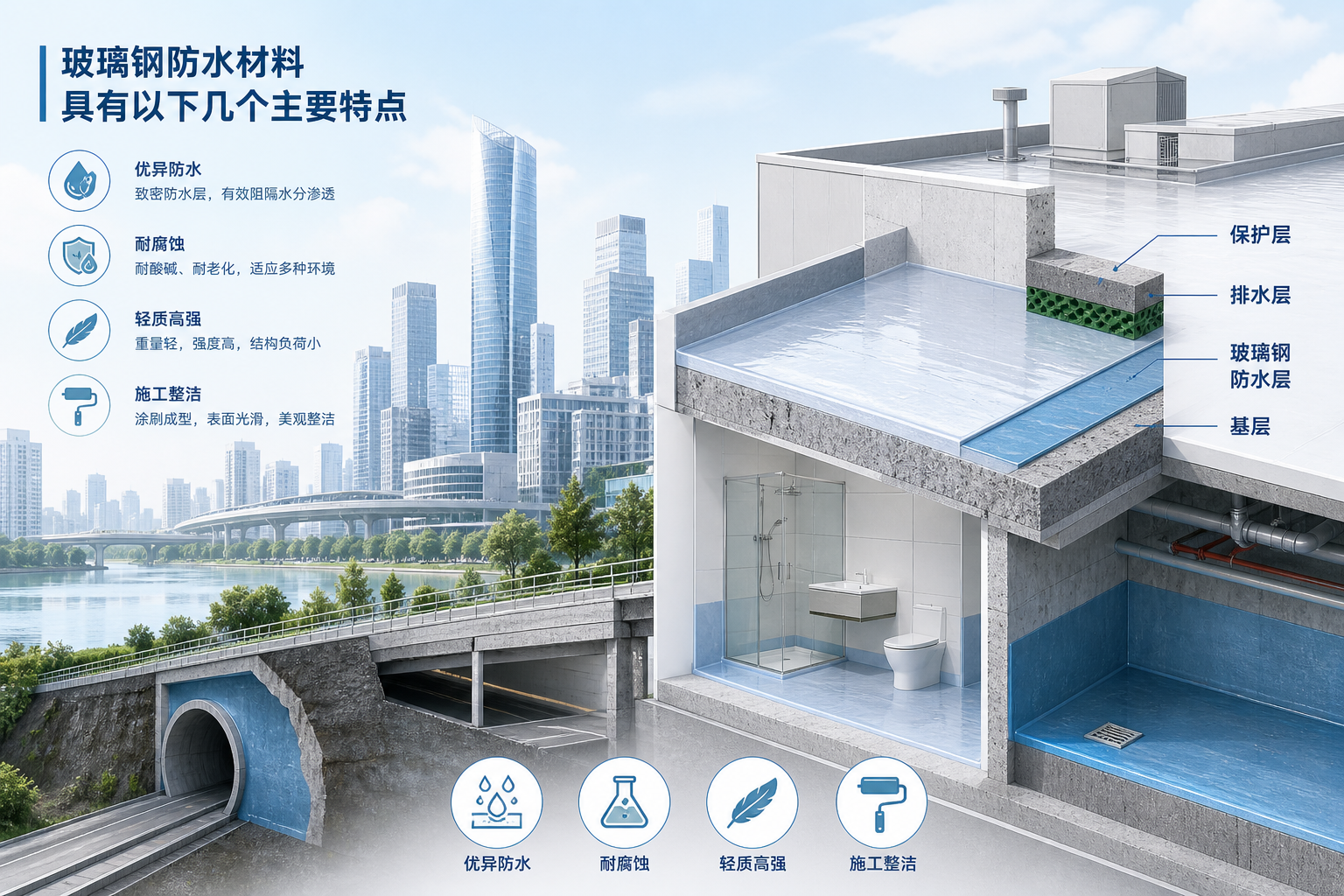 2023年玻璃钢防水材料市场趋势分析，关注 三亚 发展