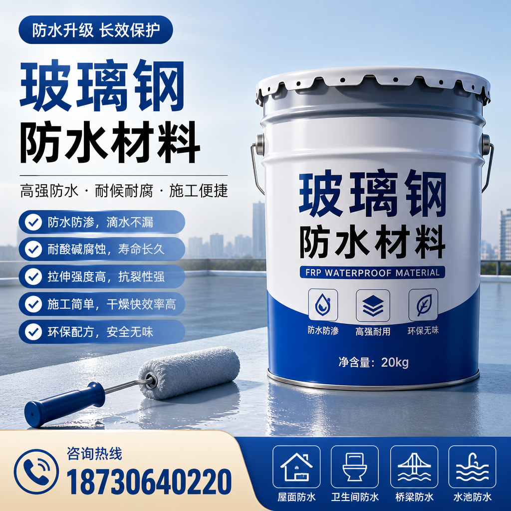 专家解析:玻璃钢防水材料的市场前景分析在 三亚