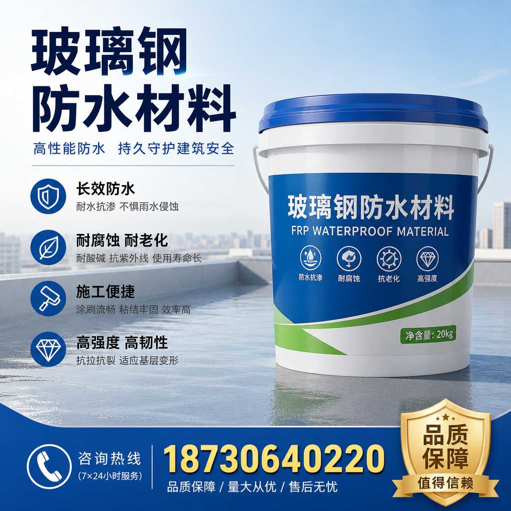 专家解析:玻璃钢防水材料的市场前景分析在 三亚