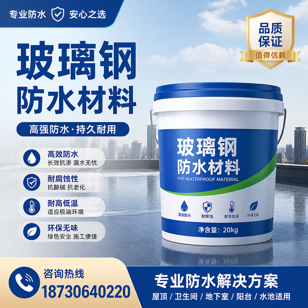 了解玻璃钢防水材料的市场趋势,三亚 企业不可不知